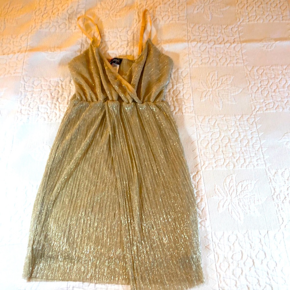 NWT gold dress